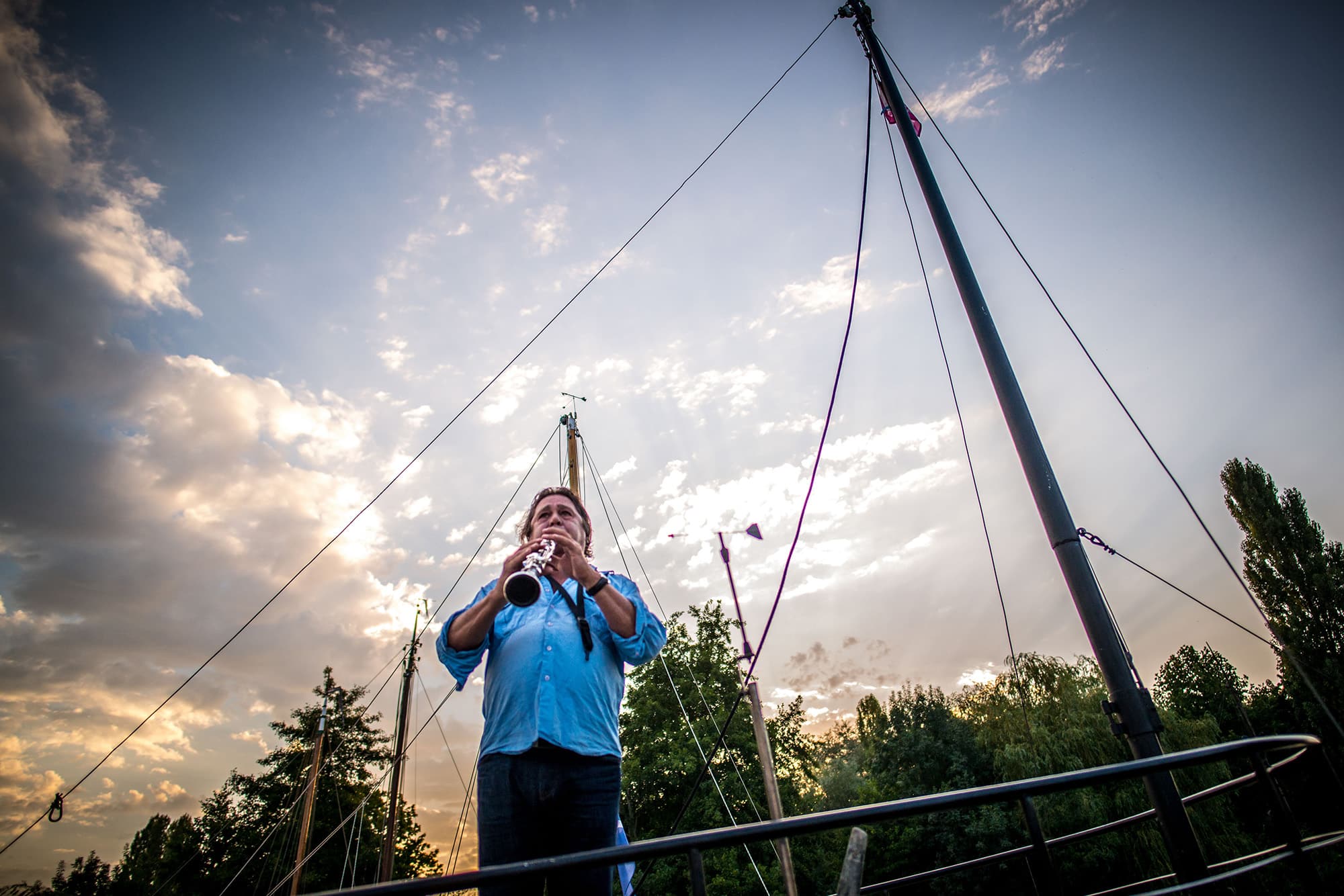 Louis Sclavis RVE 2016 lever soleil (c) Michael Parque